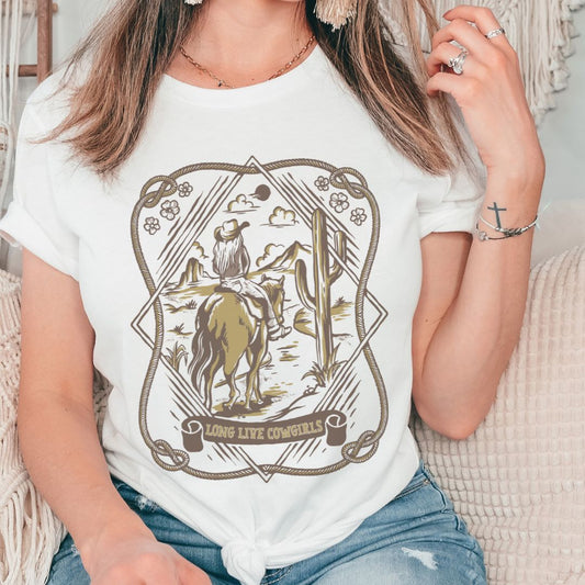 Long Live Cowgirls Graphic Tee | Cowgirl T-shirts | Women's Western Tees